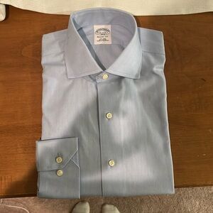 Brooks Brother’s Non-Iron Blue Dress Shirt Regent Fit